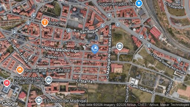 Ubicación de la subastas Subasta de garaje en AVILA