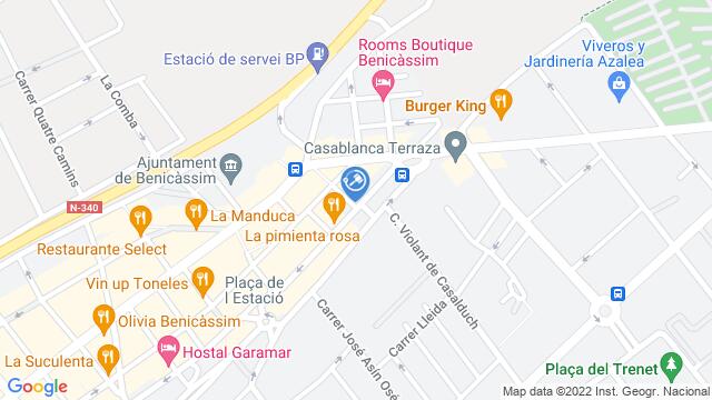 Ubicación de la subastas Subasta de local comercial en Benicassim