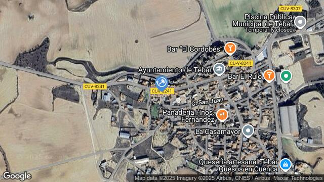 Ubicación de la subastas Subasta de finca rústica en TEBAR