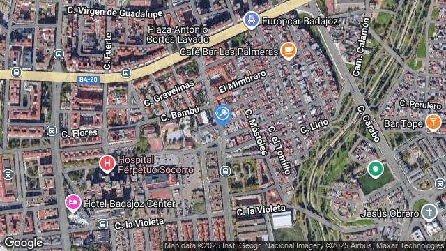 Ubicación de la subastas Subasta de vivienda en BADAJOZ