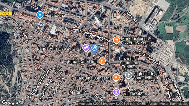 Ubicación de la subastas Subasta de vivienda en LLÍRIA