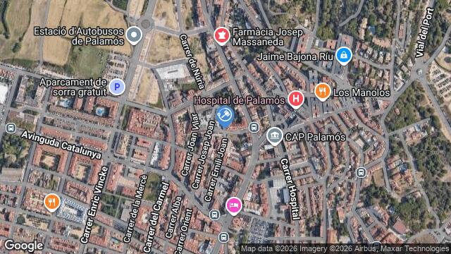 Ubicación de la subastas Subasta de garaje en PALAMOS