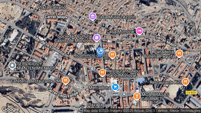 Ubicación de la subastas Subasta de vivienda en MONOVAR