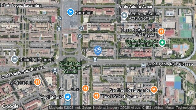 Ubicación de la subastas Subasta de cl pablo ruiz picaso ( zaragoza) en ZARAGOZA