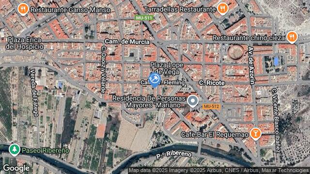 Ubicación de la subastas Subasta de vivienda en Cieza