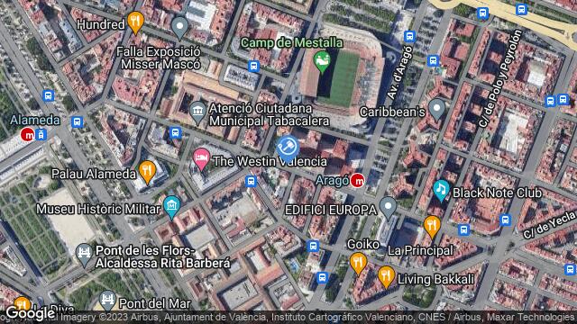 Ubicación de la subastas Subasta de garaje en VALENCIA