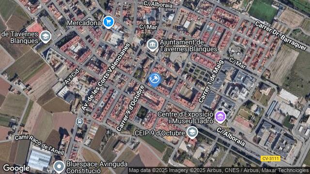 Ubicación de la subastas Subasta de garaje en TAVERNES BLANQUES