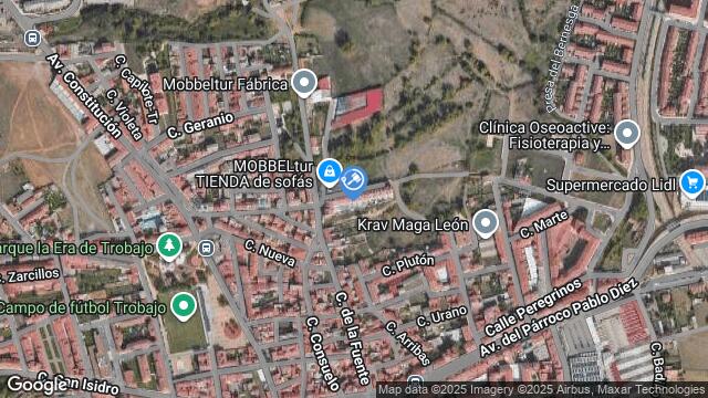 Ubicación de la subastas Subasta de vivienda en TROBAJO DEL CAMINO