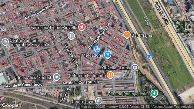 Ubicación de la subastas Subasta de vivienda en XIRIVELLA