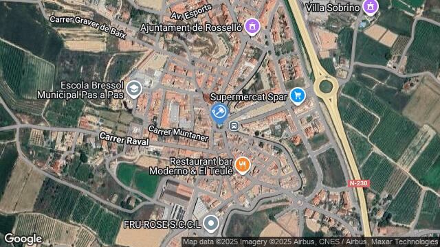 Ubicación de la subastas Subasta de garaje en Rosselló