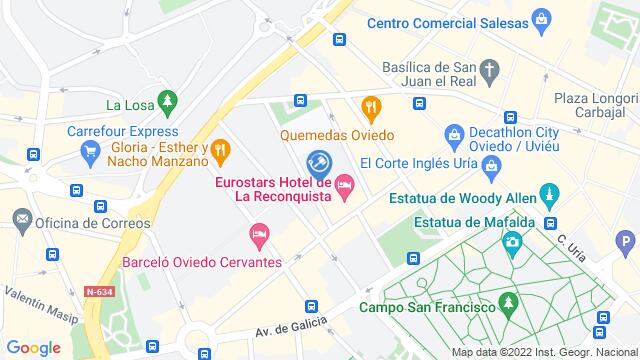 Ubicación de la subastas Subasta de local comercial en OVIEDO