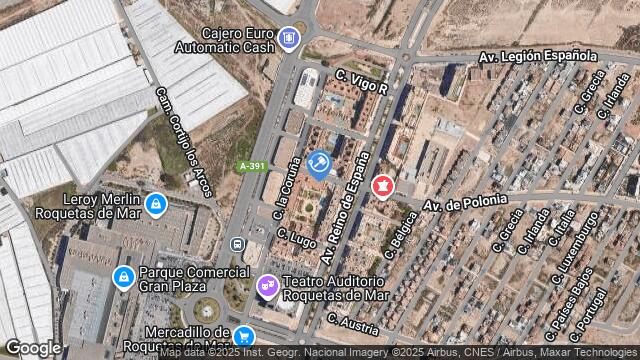 Ubicación de la subastas Subasta de vivienda en ROQUEAS DE MAR