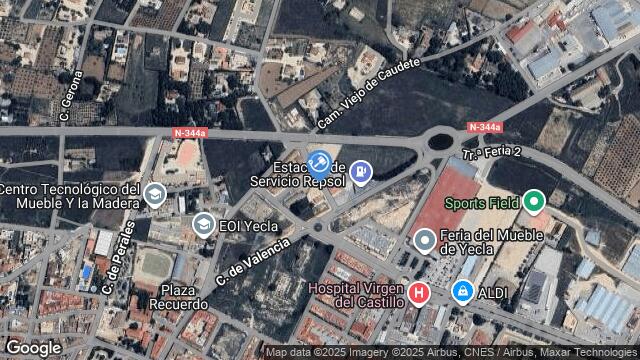 Ubicación de la subastas Subasta de vivienda en Yecla