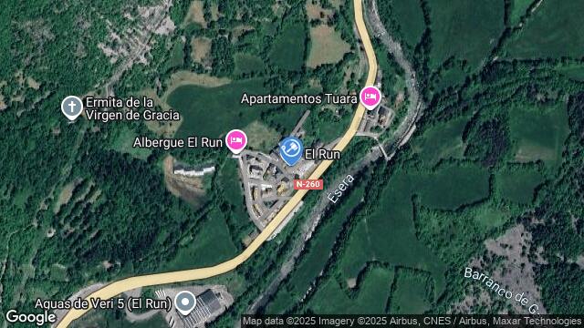 Ubicación de la subastas Subasta de finca rústica en El Run (Castejón de Sos)