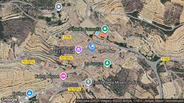 Ubicación de la subastas Subasta de cl sant joan ( fatarella, la) en FATARELLA, LA