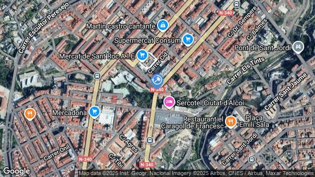 Ubicación de la subastas Subasta de vivienda en Alcoy/Alcoi