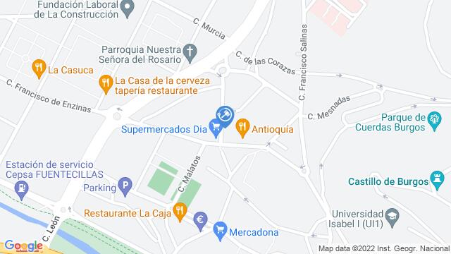 Ubicación de la subastas Subasta de garaje en BURGOS