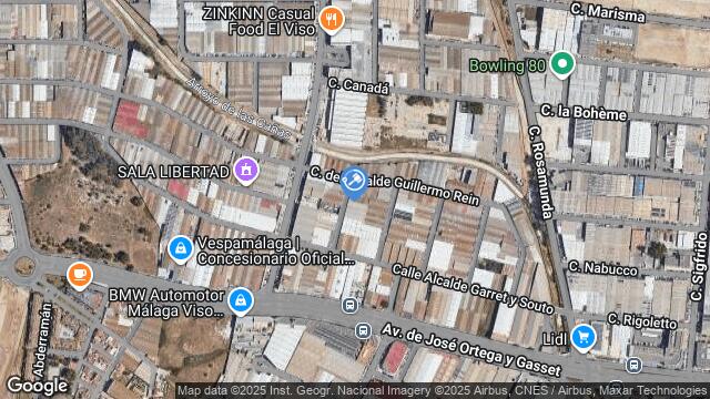 Ubicación de la subastas Subasta de local comercial en MALAGA