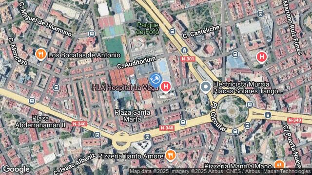 Ubicación de la subastas Subasta de garaje en MURCIA
