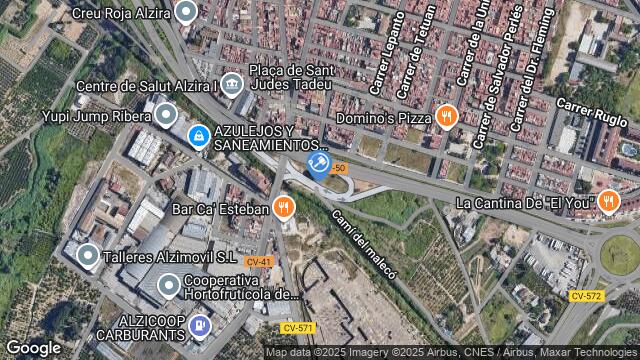 Ubicación de la subastas Subasta de garaje en ALZIRA
