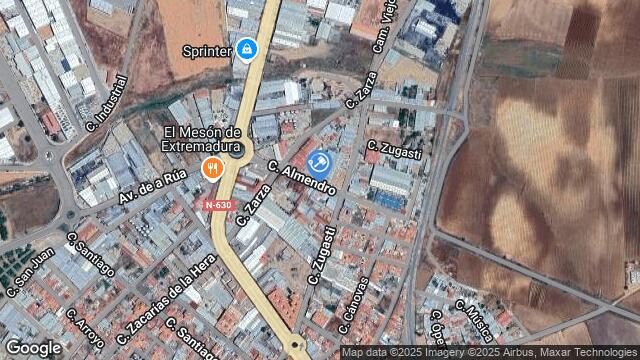 Ubicación de la subastas Subasta de nave industrial en ALMENDRALEJO