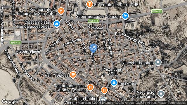 Ubicación de la subastas Subasta de partido de chasco prisco  ( fortuna - murcia) en MURCIA