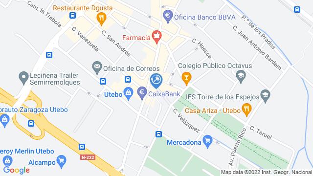 Ubicación de la subastas Subasta de vivienda en UTEBO