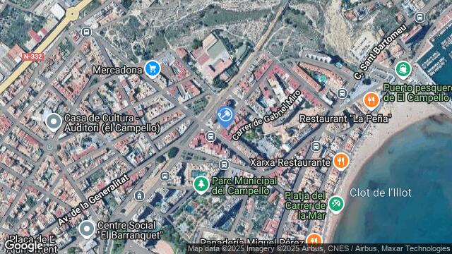 Ubicación de la subastas Subasta de vivienda en EL CAMPELLO