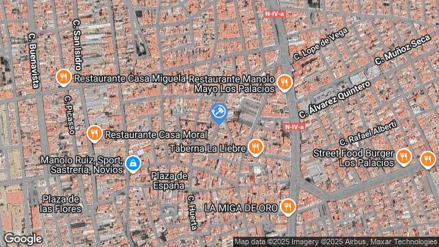Ubicación de la subastas Subasta de garaje en LOS PALACIOS Y VILLAFRANCA