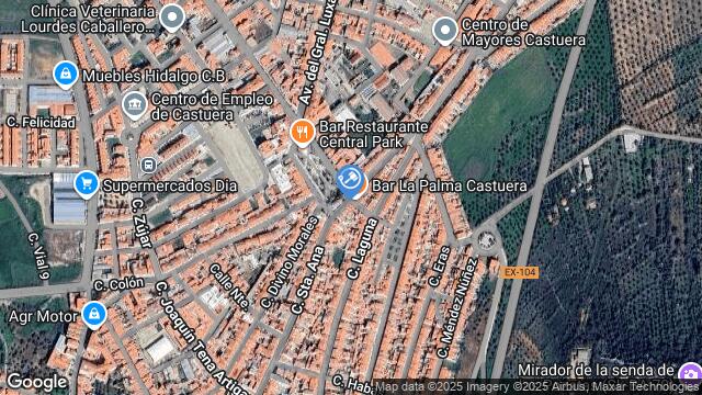 Ubicación de la subastas Subasta de cm del pilar ( castuera) en CASTUERA