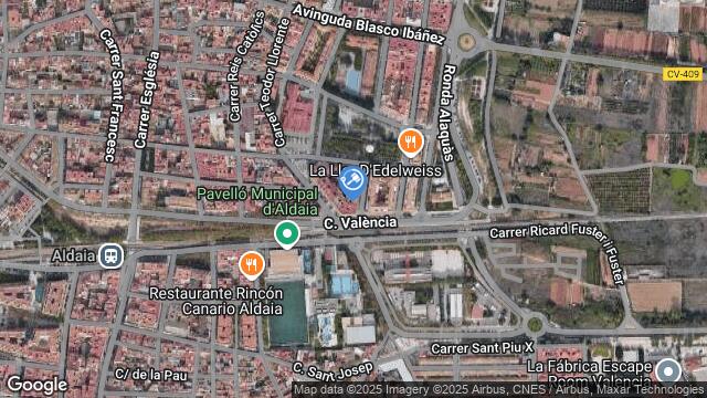Ubicación de la subastas Subasta de garaje en ALDAIA