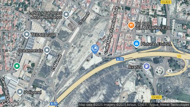 Ubicación de la subastas Subasta de cl paloma en Alicante