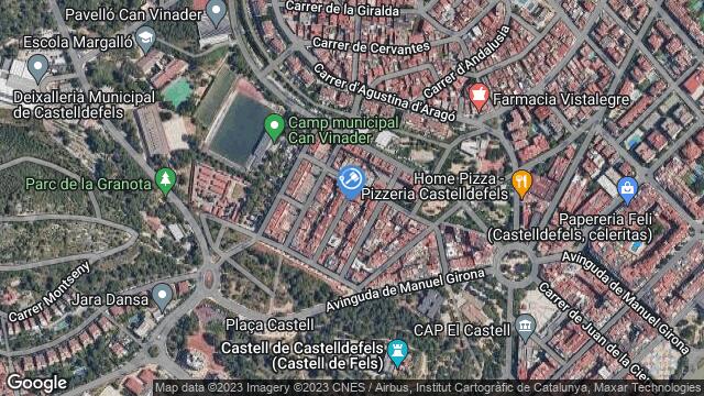 Ubicación de la subastas Subasta de vivienda en Castelldefels