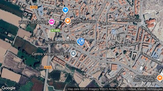 Ubicación de la subastas Subasta de garaje en EPILA