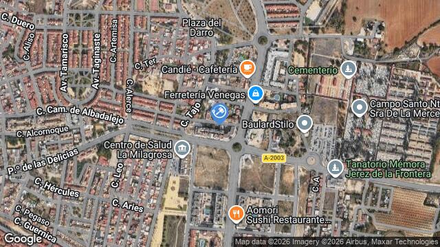 Ubicación de la subastas Subasta de garaje en JEREZ DE LA FRONTERA