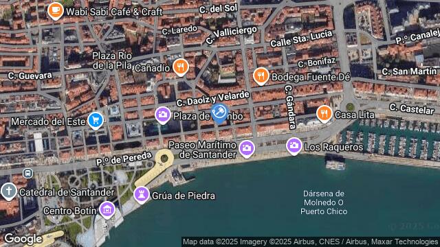 Ubicación de la subastas Subasta de cl ataulfo argenta ( santander) en SANTANDER