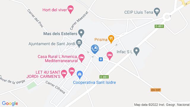 Ubicación de la subastas Subasta de finca rústica en Sant Jordi/San Jorge