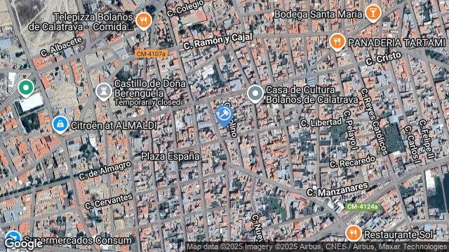 Ubicación de la subastas Subasta de 1576 - "mirabueno"  ( bolaÑos de calatrava - ciudad real) en CIUDAD REAL