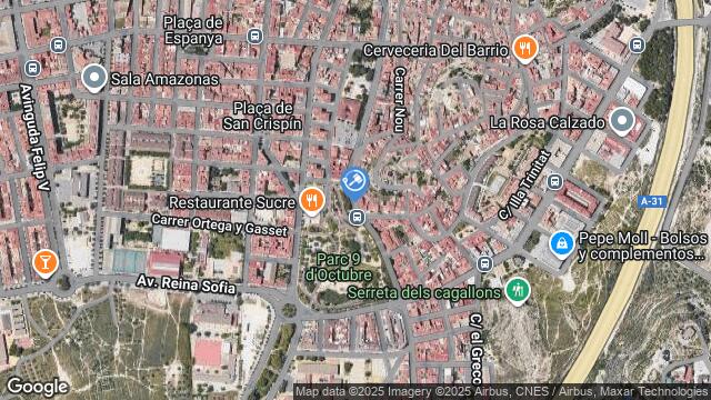 Ubicación de la subastas Subasta de vivienda en PETRER