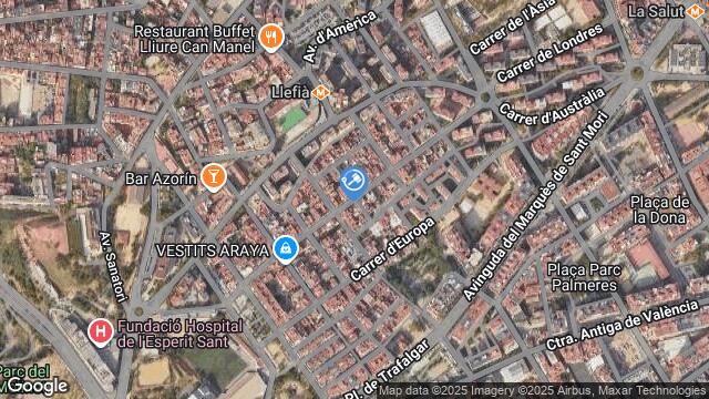 Ubicación de la subastas Subasta de vivienda en BADALONA