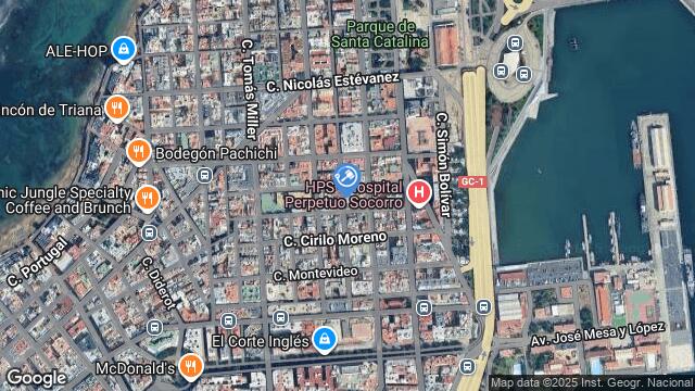 Ubicación de la subastas Subasta de cl jose franchy y roca,s/n en LAS PALMAS