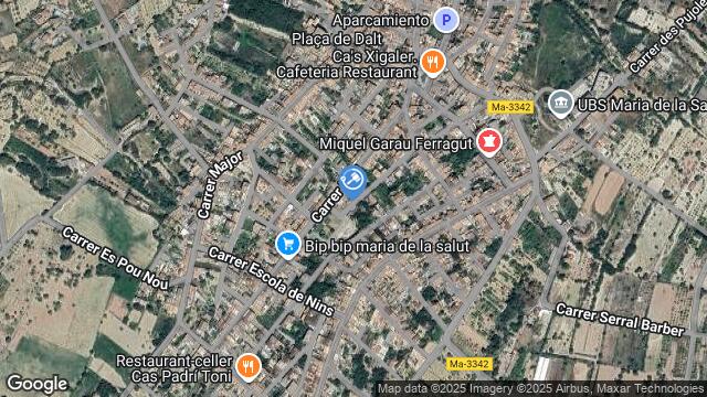 Ubicación de la subastas Subasta de solar en MARIA DE LA SALUT