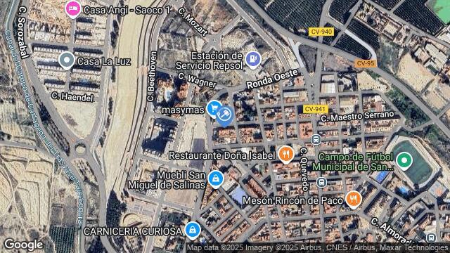 Ubicación de la subastas Subasta de garaje en SAN MIGUEL DE SALINAS