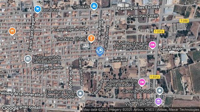 Ubicación de la subastas Subasta de garaje en SANTA BÀRBARA