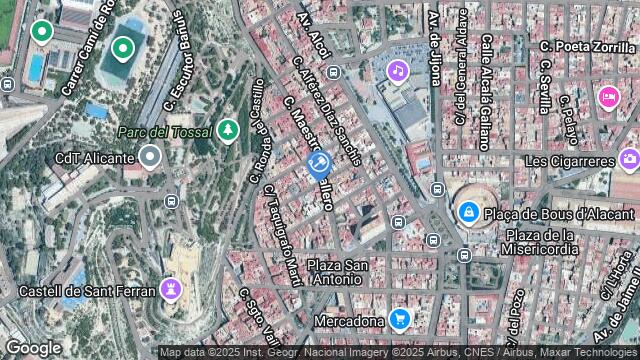 Ubicación de la subastas Subasta de vivienda en ALICANTE