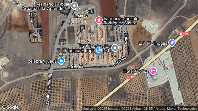 Ubicación de la subastas Subasta de vivienda en ARGAMASILLA DE CALATRAVA