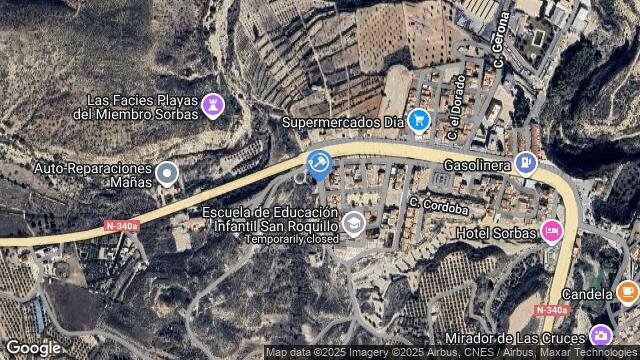 Ubicación de la subastas Subasta de vivienda en SORBAS