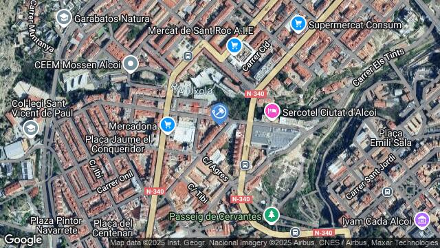 Ubicación de la subastas Subasta de garaje en ALCOY
