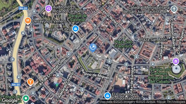 Ubicación de la subastas Subasta de local comercial en Badajoz