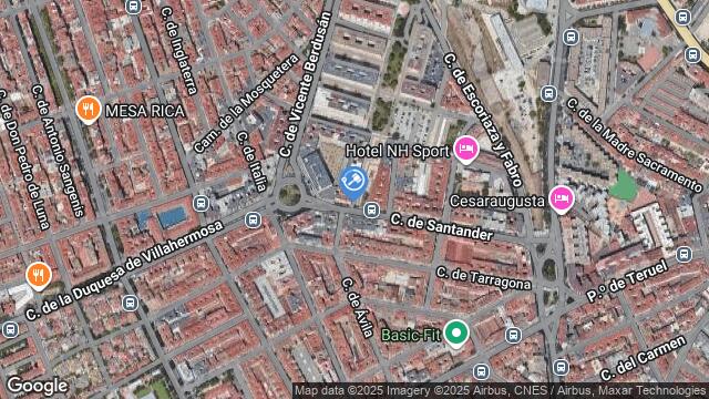 Ubicación de la subastas Subasta de garaje en ZARAGOZA